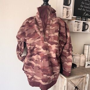 Old Navy Camouflage Cowl Neck Sweater